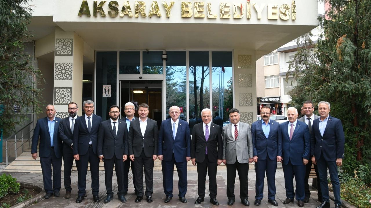 Cumhurbaşkanlığı Yüksek istişare kurulu Başkan vekili İsmail Karaman'dan başkan Dinçer'e ziyaret