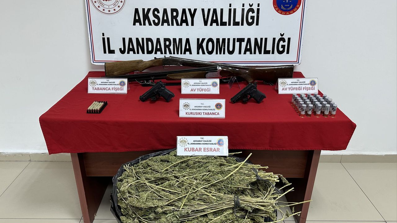Aksaray İl Jandarma Komutanlığı uyuşturucuyla mücadele konusunda kapsamlı çalışmaları