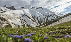 Tunceli'nin yaylalarında ilkbahar ve kış manzaraları bir arada