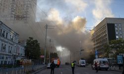 Ukrayna'nın başkenti Kiev'e insansız hava araçlarıyla saldırılar düzenlendi