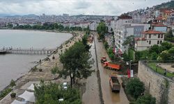 Ordu'da sağanağın yol açtığı tahribat gideriliyor