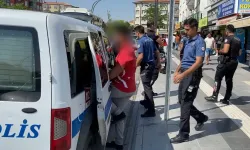 Aksaray'da Trafiği felç eden sürücüye hem ceza yağdı hemde aracı parka çekildi