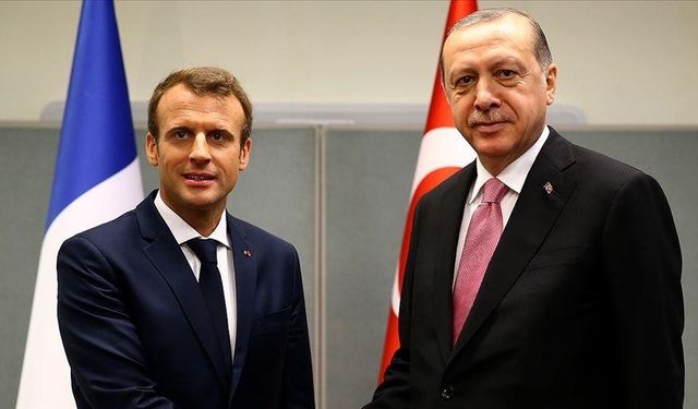 Cumhurbaşkanı Erdoğan Macron ile bir araya geldi