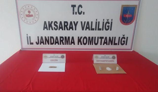 Araçta uyuşturucu yakalandı