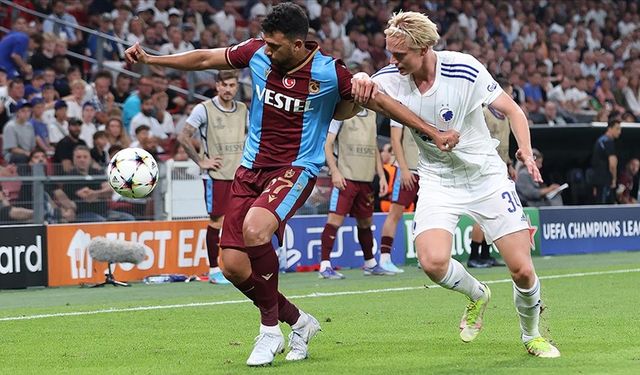 Trabzonspor Kopenhag karşısında tur peşinde