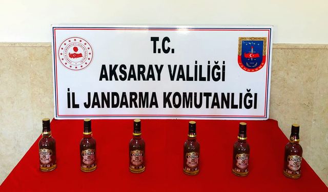 Alkol ticareti yapan şahıs veya şahıslara jandarmadan baskın