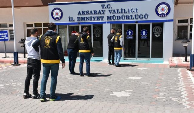 Aksaray il emniyet müdürlüğünün titiz çalışması