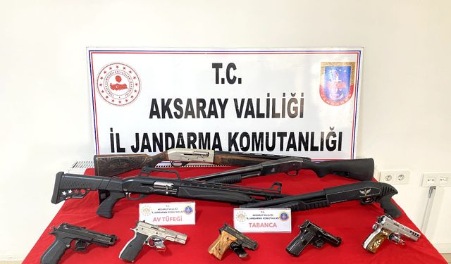 Aksaray'da  Düğün magandaları Tutuklandı.