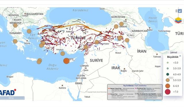 Türkiye'de 10 ayda 17 bin deprem meydana geldi