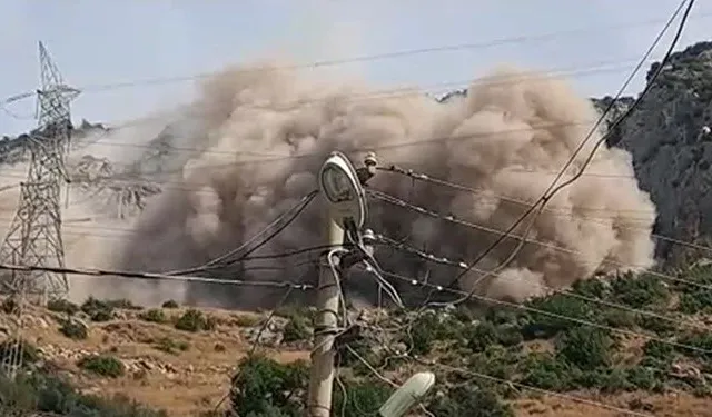 Deprem bölgesinde dinamit patlatılmasına depremzelerden tepki