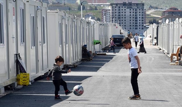 Malatya'daki konteyner kentlere 22 bin 684 depremzede yerleştirildi