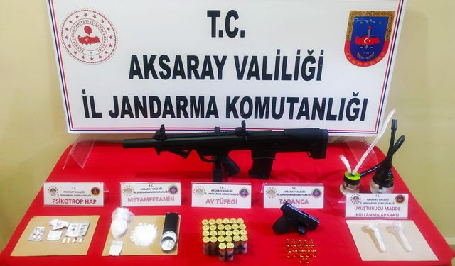 Aksaray’da Zehir Tacirlerine Jandarmadan Operasyon