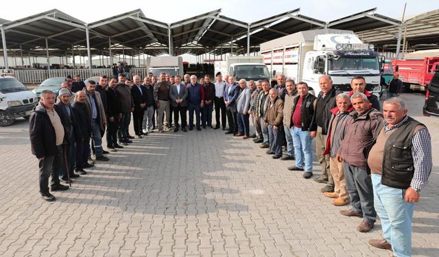 Vali Hamza Aydoğdu’dan Aksaray Canlı Hayvan Pazarına ziyaret