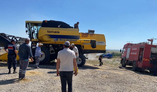 Aksaray’da Biçerdöver Yangını Kontrol Altına Alındı – Büyük bir Faciadan Dönüldü