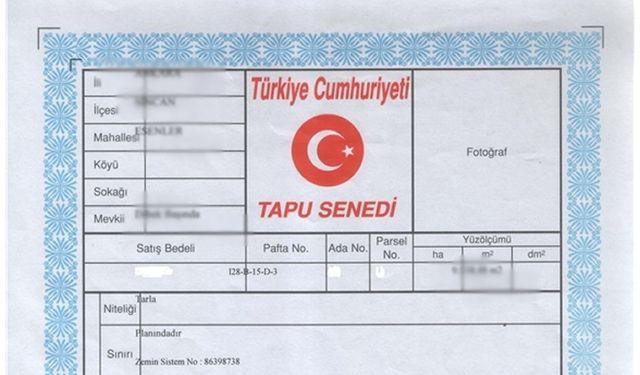 Tapu Satışlarında Harç Oranı Değişmedi