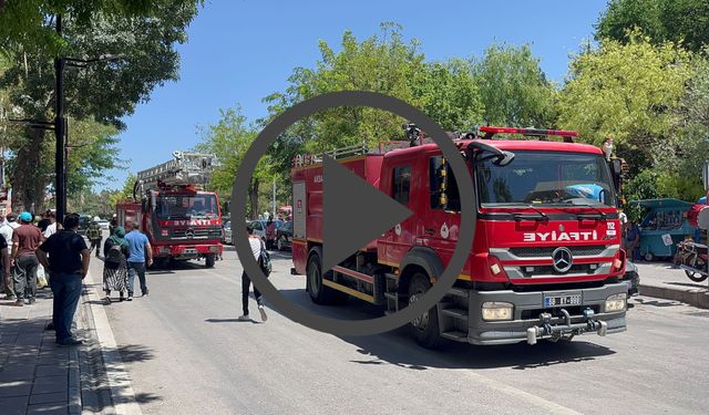 Aksaray’da Döner Salonunda Korkutan Yangın