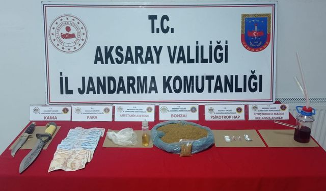 Aksaray’da Jandarma zehir tacirlerine operasyon yaptı