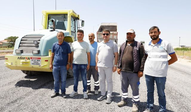 50 METRELİK YENİ BULVAR YOLUNDA ÇALIŞMALAR SON AŞAMAYA GELDİ