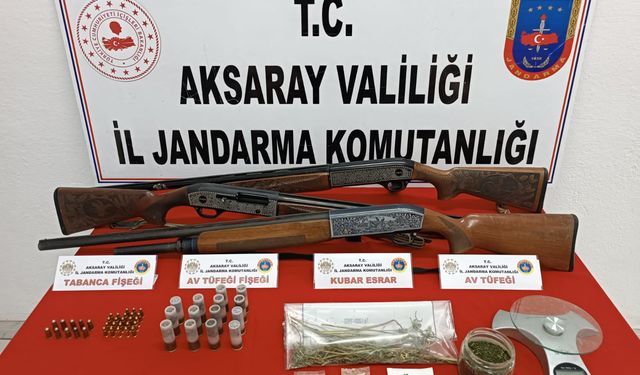 Aksaray il Jandarma 'dan uyuşturucuya geçit yok.