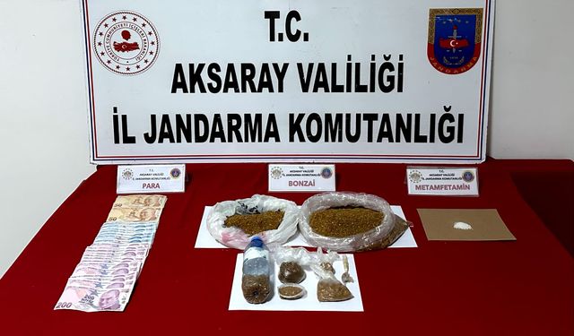 Aksaray’da Jandarmadan uyuşturucu tacirlerine darbe: 3 tutuklama