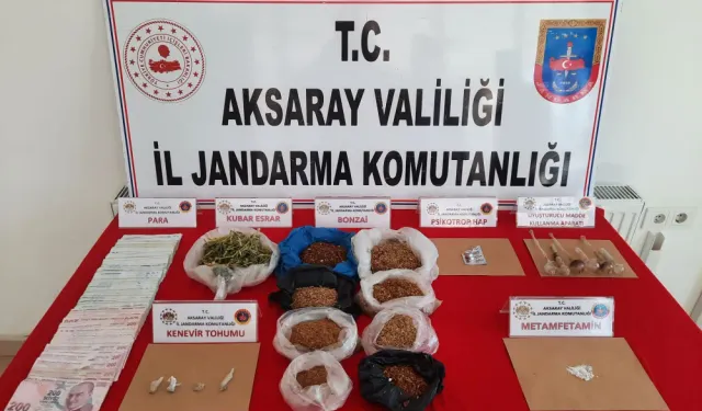 Aksaray’da Jandarmanın Yaptığı Operasyonla Uyuşturucu Taciri 1 Kişi Yakalandı