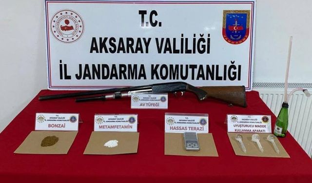 Jandarmadan uyuşturucu baskını 2 gözaltı