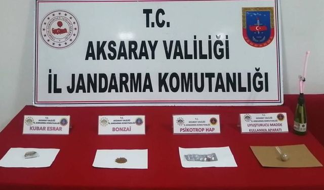 Aksaray’da Jandarmadan uyuşturucu tacirlerine operasyon!