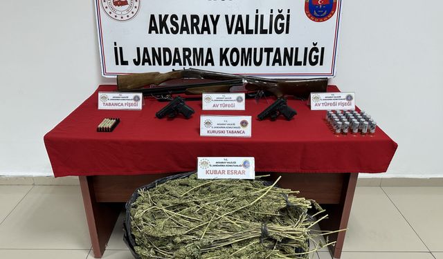 Aksaray İl Jandarma Komutanlığı uyuşturucuyla mücadele konusunda kapsamlı çalışmaları