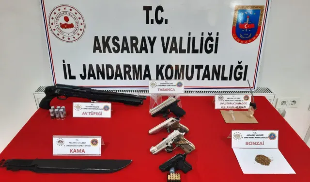 Aksaray da uyuşturucu ticareti ve imalatı yapan 1 kişi yaralandı