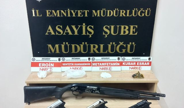 Aksaray Emniyetinden Şok operasyon ;44 Yıl 4 Ay hapis cezası bulunan 9 kişi tutuklandı