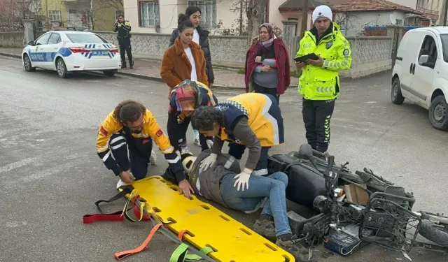 Aksaray'da Meydana Gelen Trafik Kazasında 1 Kişi Yaralandı