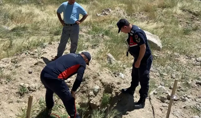 Aksaray'da kuyuya düşen koyun duyarlı vatandaşın ihbarıyla kurtarıldı