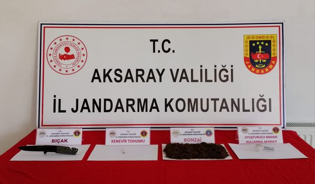 Aksaray Jandarmadan uyuşturucu Ticaretine Darbe